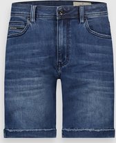 Twinlife Heren Jeans Joshua - Korte broeken - Duurzaam - Elastisch - Blauw - 33