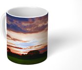 Mok - Koffiemok - Zonsondergang in Nederland - Mokken - 350 ML - Beker - Koffiemokken - Theemok
