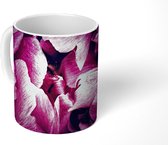 Mok - Abstract - Tulp - Roze - 350 ML - Beker - Uitdeelcadeautjes