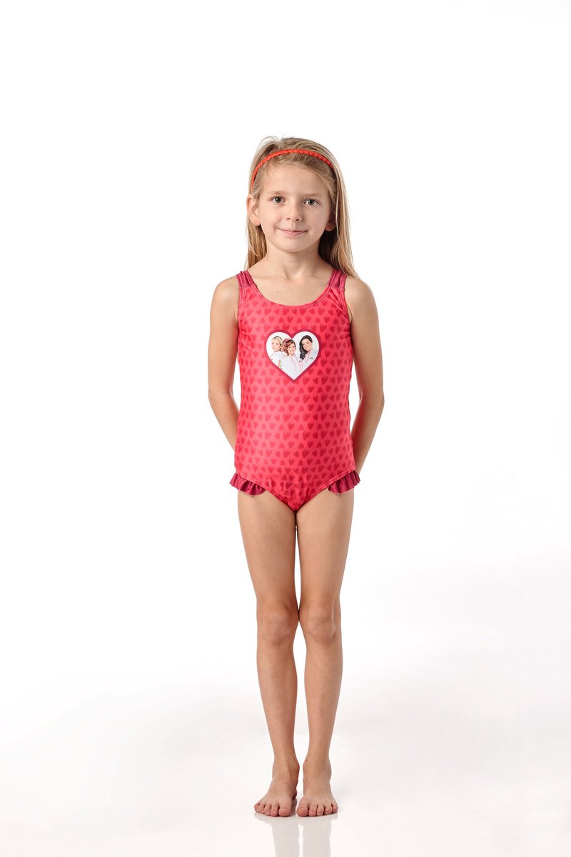 K3 Hearts badpak maat: 98/104 cm Roze