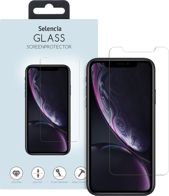 Protecteur d'écran en Glas Selencia pour iPhone 12, iPhone 12 Pro, iPhone  11 / Xr