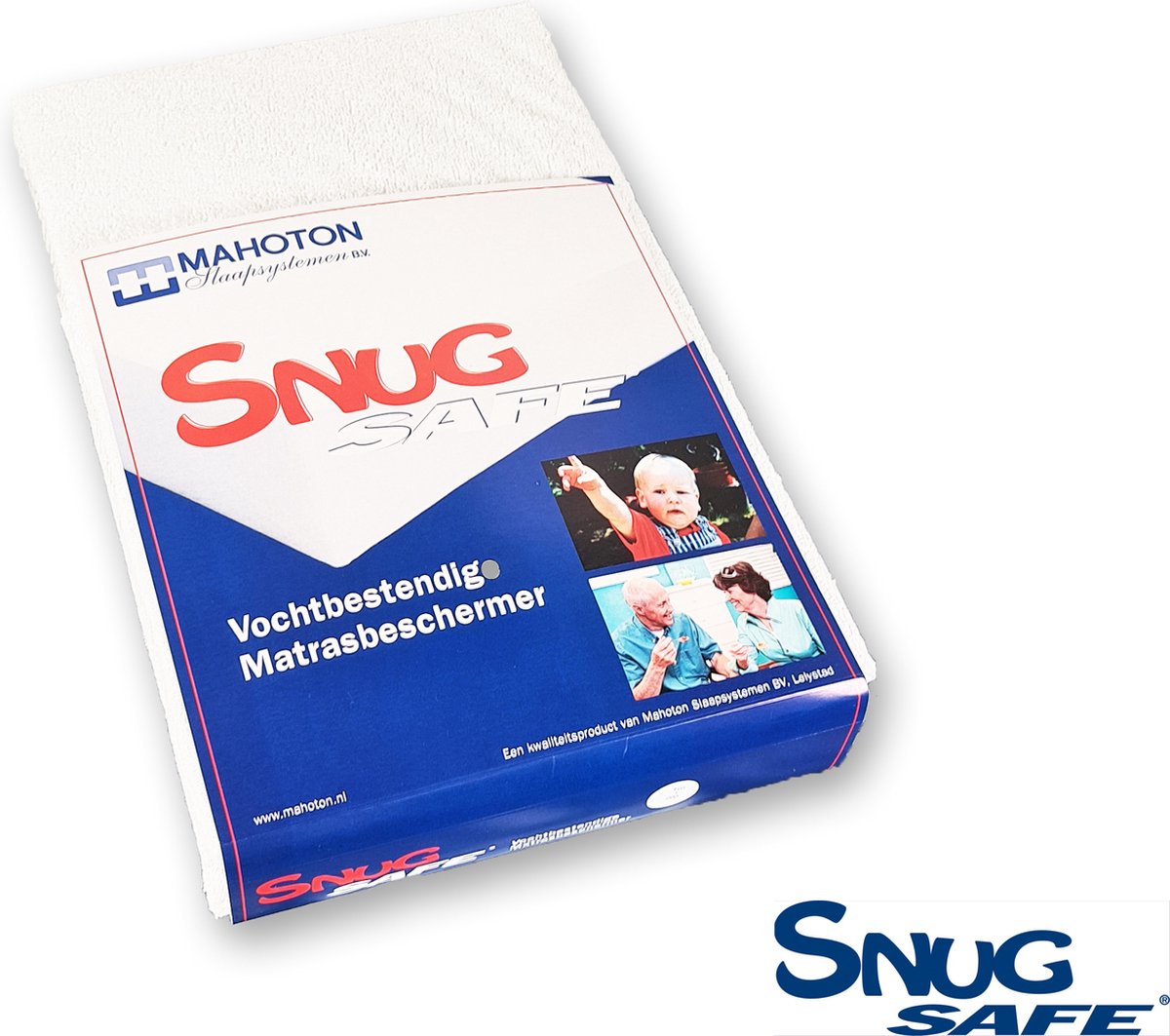 Mahoton Hoeslaken Snugsafe Waterafstotend 80x210 cm