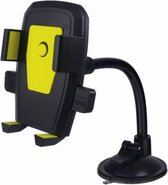 Telefoonhouder voor de Auto - Handsfree - Accessories - Mobile Car Phone Holder - Universele Zuignap - Geel