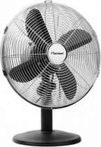 tafelventilator Retro 35W 35 cm staal zwart