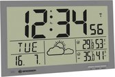 weerstation MyTime Jumbo 37 cm grijs 2-delig