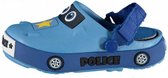 tuinklompen Politieauto junior rubber blauw maat 29-30