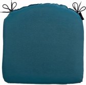 zitkussen Panama 46 x 48 cm katoen/polyester turquoise