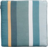 zitkussen Stripe 50 x 50 cm katoen groen