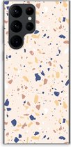 Case Company® - Samsung Galaxy S22 Ultra hoesje - Terrazzo N°23 - Soft Cover Telefoonhoesje - Bescherming aan alle Kanten en Schermrand