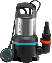 vuilwaterpomp 16000 RVS 25,3 x 35,5 cm zwart/grijs