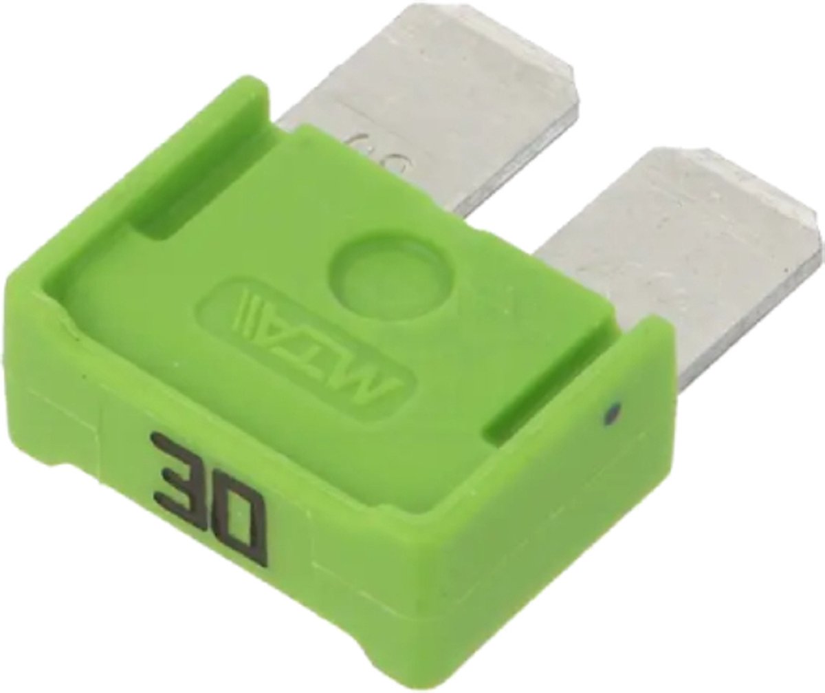 Maxi Autozekering 30 Ampere Lichtgroen Compact