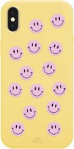 xoxo Wildhearts case voor iPhone XS Max -Smiley Colors Yellow - iPhone Color Case