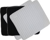 Kentucky Working Polos Pad Absorb Set of 4 - White/black - Maat 45 X 30