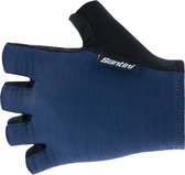 Santini Fietshandschoenen zomer Blauw Heren - Cubo Cycling Gloves Nautica Blue - L
