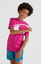 O'Neill T-Shirt Boys WAVE Fuchsia Red 128 - Fuchsia Red 100% Katoen Round Neck