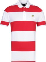 Lyle & Scott - Heren Polo SS Wide Stripe Polo - Multi - Maat L