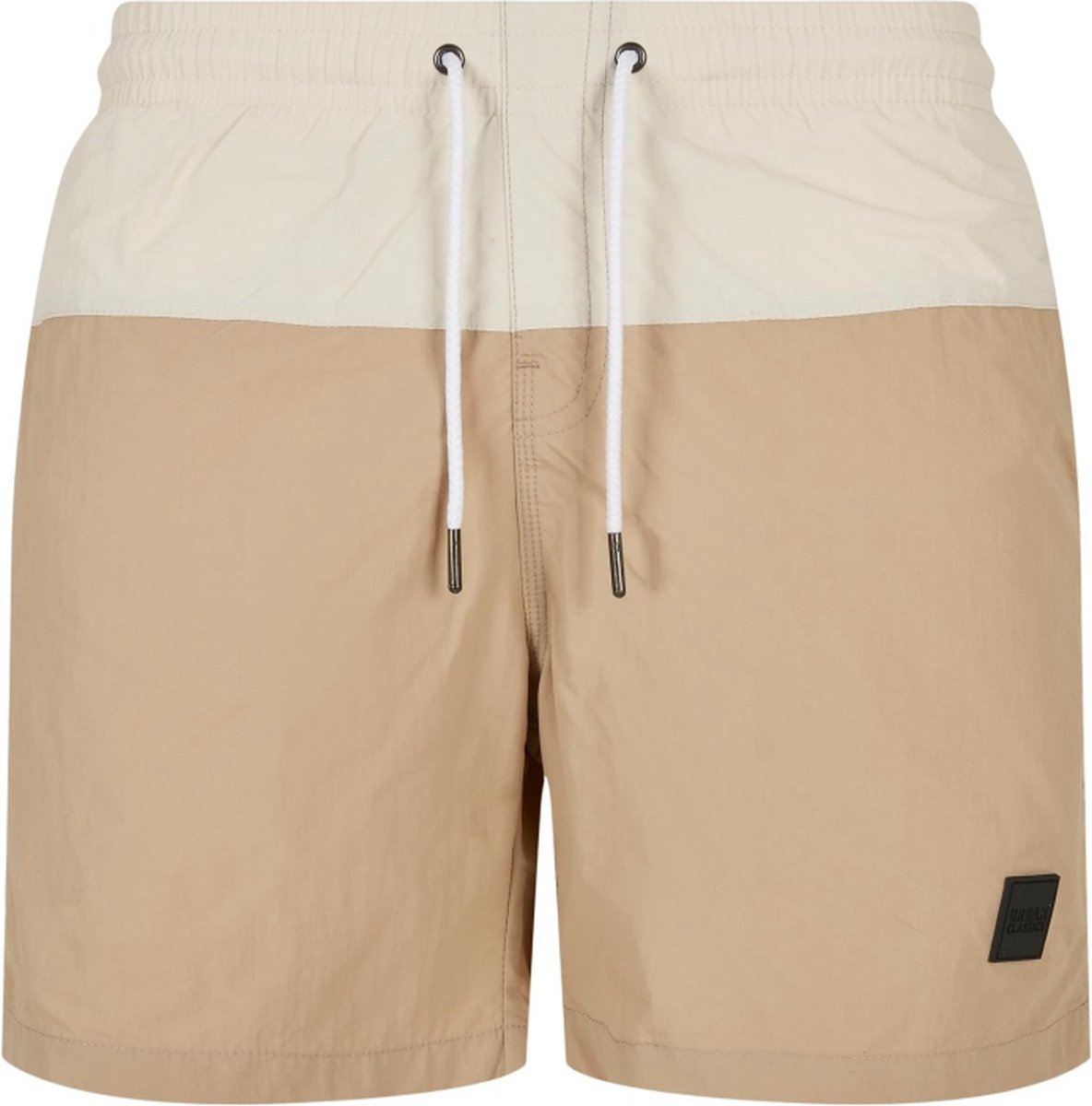Urban Classics Block Zwemshorts XXL Beige