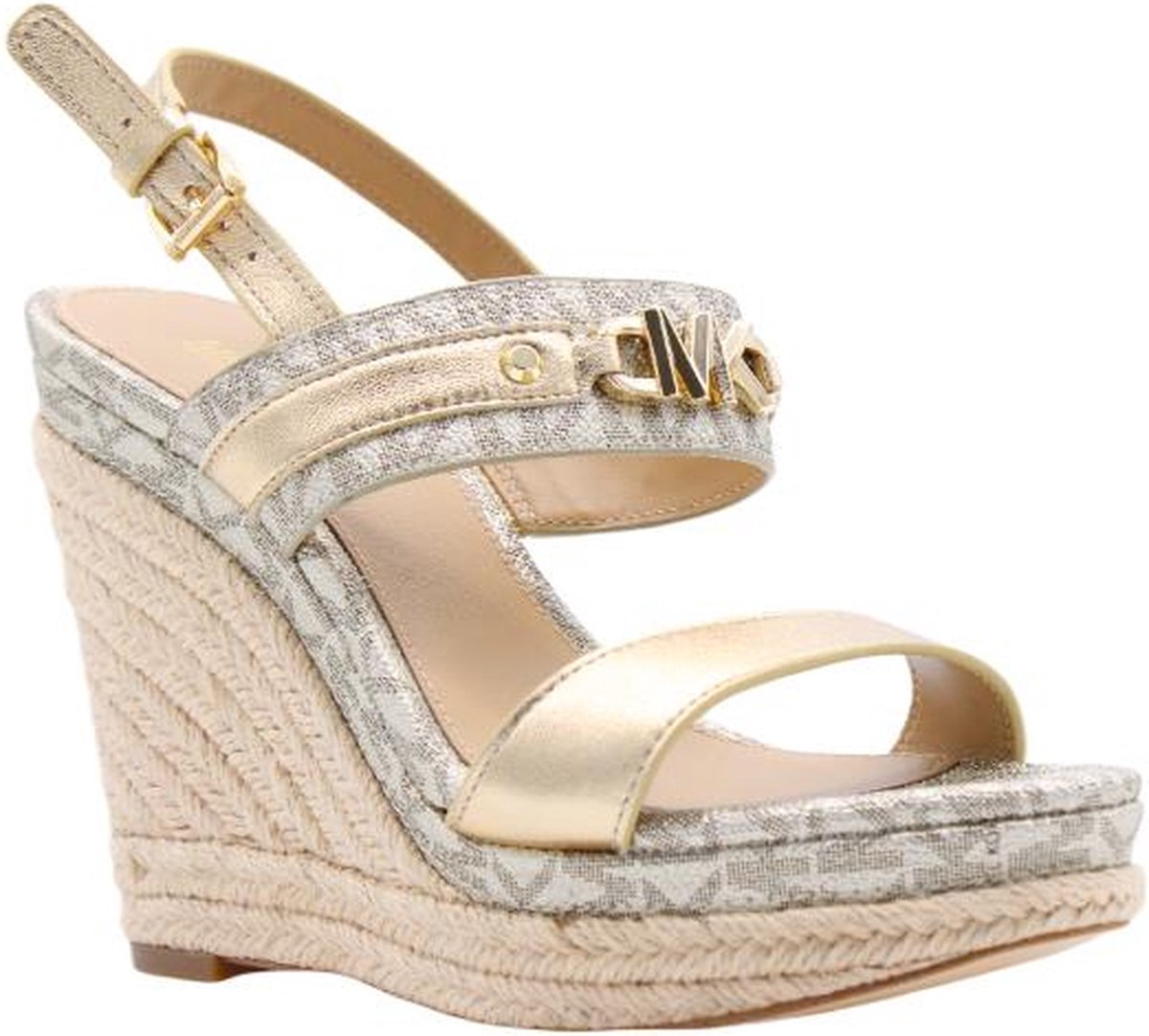 ruimte Blij verdund Michael Kors - maat 40- Farrah Wedge Dames Sleehakken - Goud | bol.com