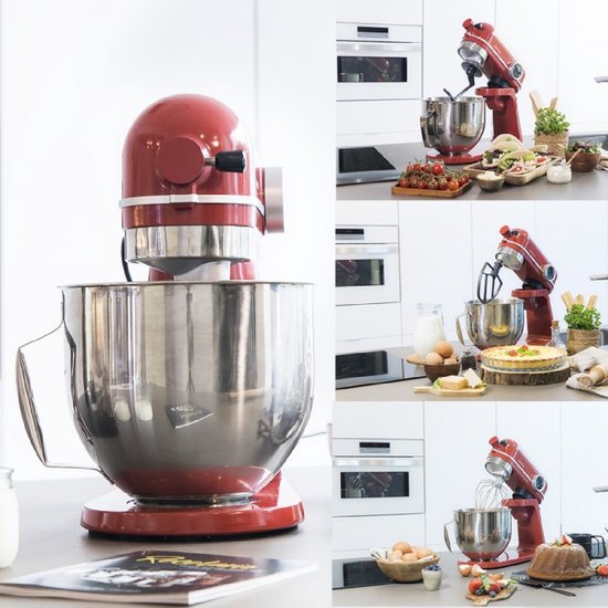 Uiterlijke kenmerken - Cecotec 04173 - Blender/pastry Mixer Cecotec Twist&Fusion 4500 Luxury Red