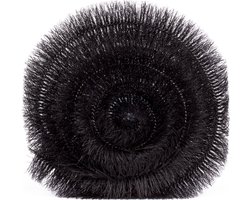 Benson Flexibele dakgootborstel - Ø 10 cm x 4 meter - zwart - roestvrijstaal en nylon
