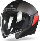 Shark Citycruiser Karonn Mat Black Anthracite Red KAR XS - Maat XS - Helm