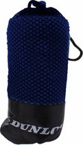 sporthanddoek in net 80 x 40 cm microvezel donkerblauw