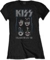 Tshirt Femme Kiss - XS- Made For Lovin' You Zwart