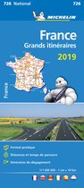 France Route Planning 2019 - Michelin National Map 726