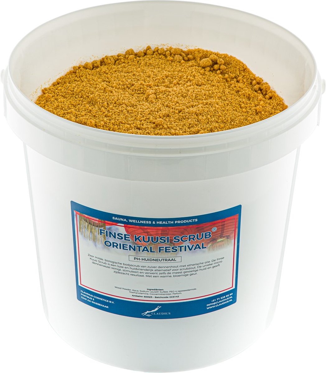 Goedkoopste Kuusi Scrub Oriental Festival 10 liter - Hydraterende Lichaamsscrub