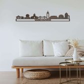 Skyline Vancouver Zwart Mdf 90 Cm Wanddecoratie Voor Aan De Muur Met Tekst City Shapes