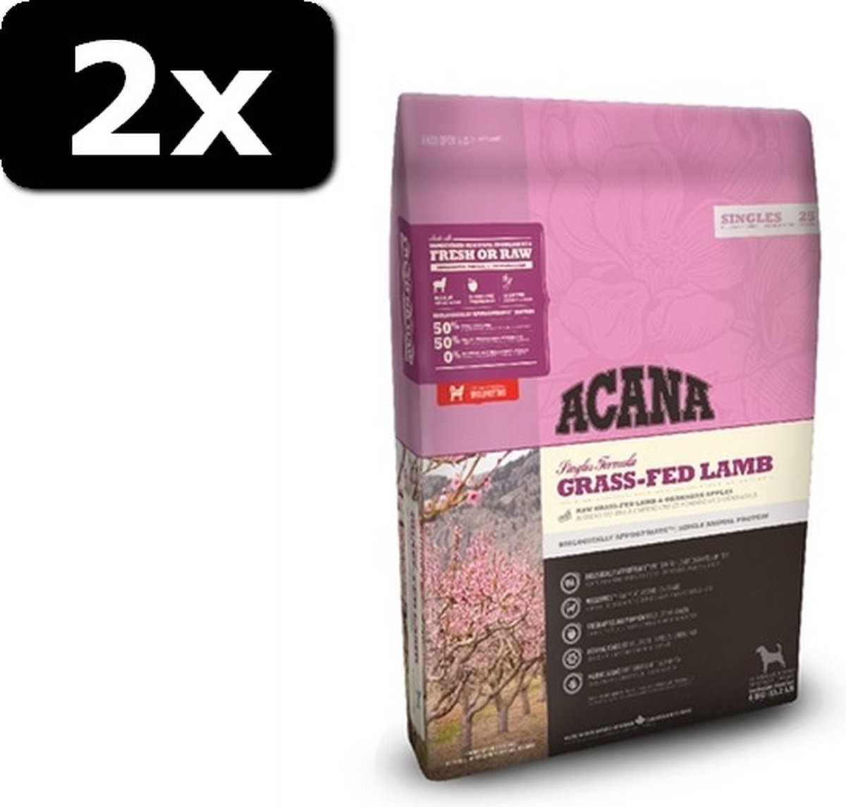 Acana ACANA SINGLES GRASS-FED LAMB 17KG