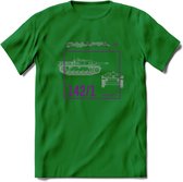 Stug 3 Tank Destroyer leger T-Shirt | Unisex Army Tank Kleding | Dames / Heren Tanks ww2 shirt | Blueprint | Grappig bouwpakket Cadeau - Donker Groen - L