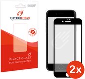 2 stuks: Meteorshield iPhone SE 2022 screenprotector - Full screen