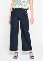 LOLALIZA Officiersbroek - Marine Blauw - Maat 48