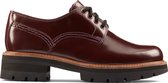 Clarks - Dames schoenen - Orianna Derby - D - Rood - maat 6,5