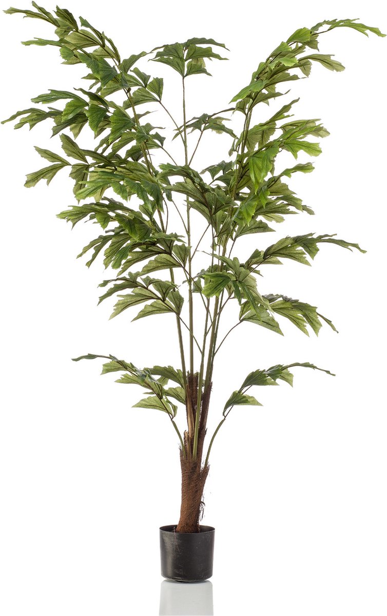 Kunstplant Palm Fishtail - Polyester - Groen - 0 x 150 x 0 cm (BxHxD)