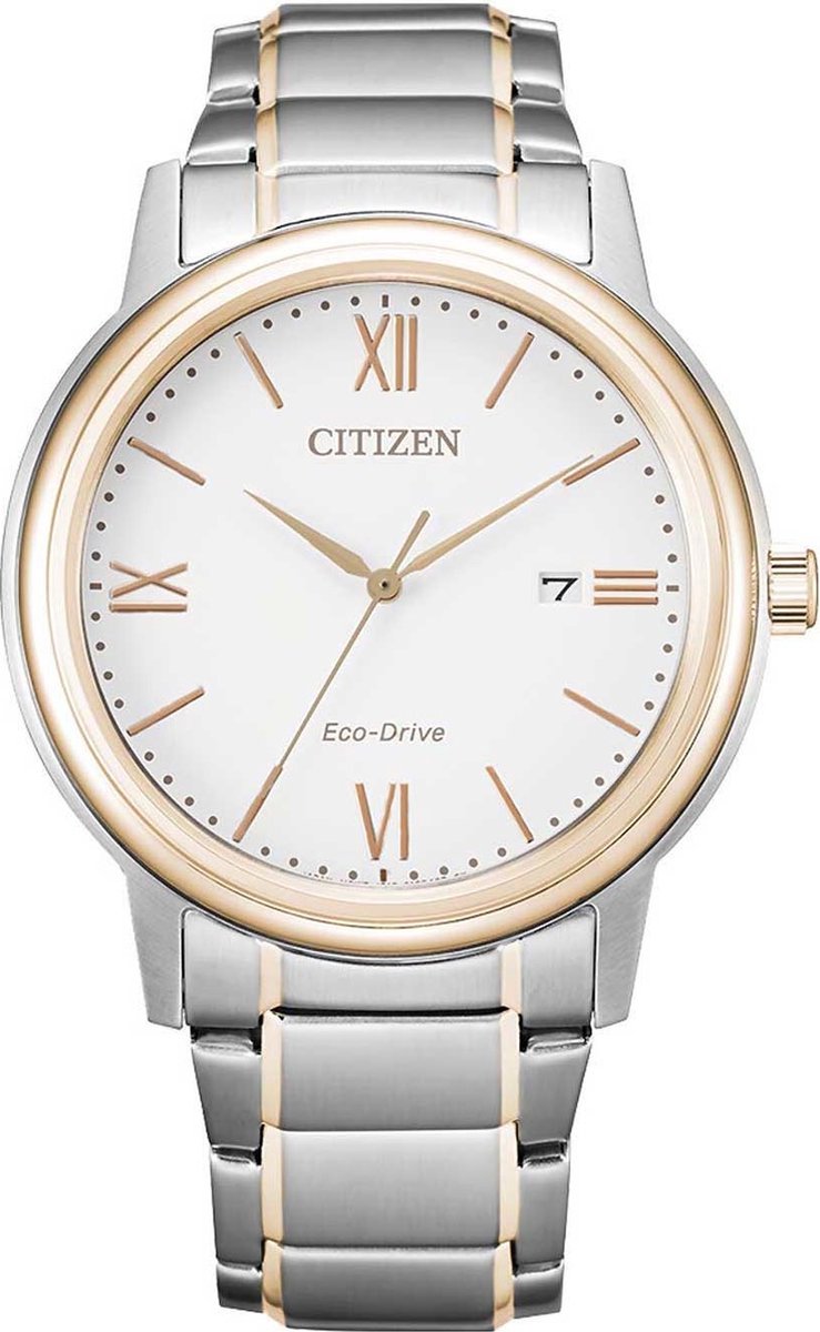 Citizen Horloge - Citizen heren horloge - Bicolor Rosé - diameter 41.4 mm - roestvrij staal