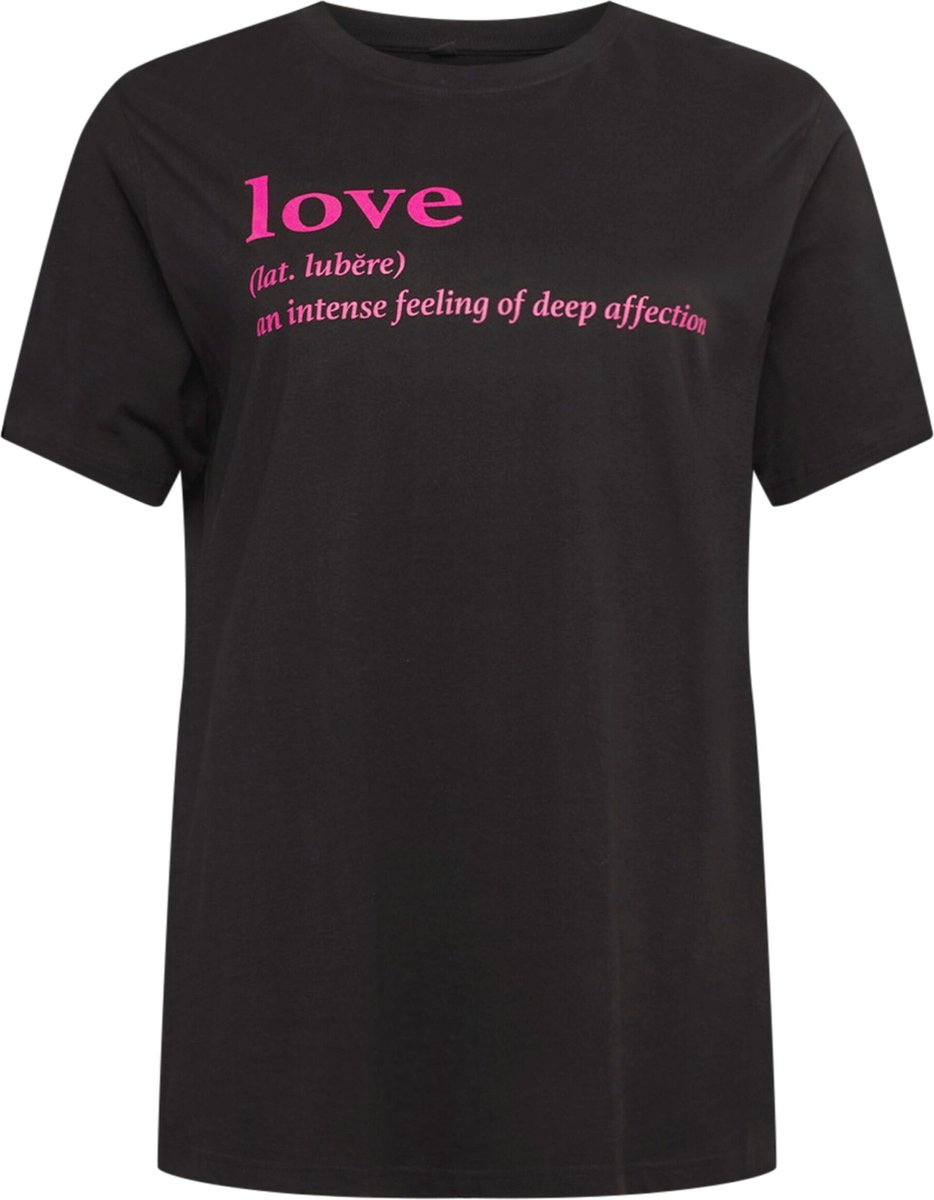 Mister Tee Dames-T-shirt Ladies Love Definition T-shirt Zwart