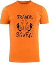 Oranje boven Oranje Heren T-shirt | koningsdag | Willem Alexander | koning | bier
