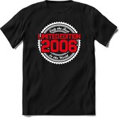 2006 Limited Edition | Feest Kado T-Shirt Heren - Dames | Wit - Rood | Perfect Verjaardag Cadeau Shirt | Grappige Spreuken - Zinnen - Teksten | Maat L