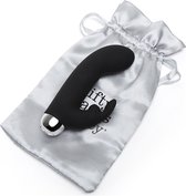 Greedy Girl Mini Rabbit Vibrator - Black - Bullets & Mini Vibrators black
