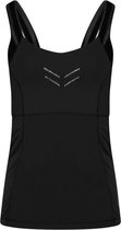 De Dare2B Crystallize nauwsluitende tanktop - dames - versierd - Q-Wic Plus - Zwart