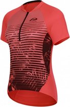 fietsshirt P-Sunday dames polyester koraalrood mt 48