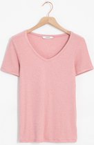 Sissy-Boy - Lichtroze basic V-neck T-shirt