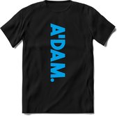 A'Dam Amsterdam T-Shirt | Souvenirs Holland Kleding | Dames / Heren / Unisex Koningsdag shirt | Grappig Nederland Fiets Land Cadeau | - Zwart - S