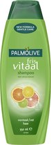 3x Palmolive Shampoo Fris en Vitaal 350 ml