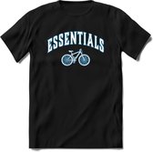 Bike EssentialsT-Shirt | Souvenirs Holland Kleding | Dames / Heren / Unisex Koningsdag shirt | Grappig Nederland Fiets Land Cadeau | - Zwart - M