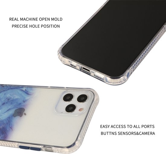 Mobigear Hardcase Marble Violet Apple iPhone 12 Pro Max