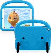 Mobigear Tablethoes geschikt voor Apple iPad 9 (2021) Kinder Tablethoes met Handvat | Mobigear Buddy - Blauw