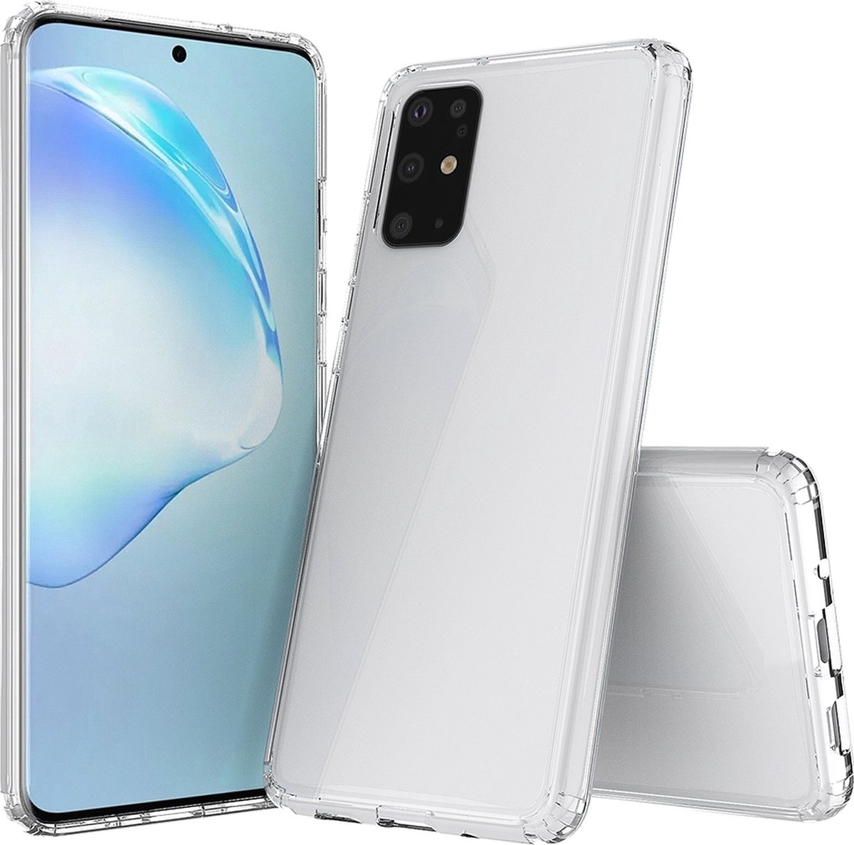 Mobigear Doorzichtig Hoesje geschikt voor Samsung Galaxy S20 Plus Telefoonhoesje Hardcase | Mobigear Crystal Backcover | Doorzichtig Telefoonhoesje Galaxy S20 Plus | Galaxy S20 Plus Case | Back Cover - Transparant
